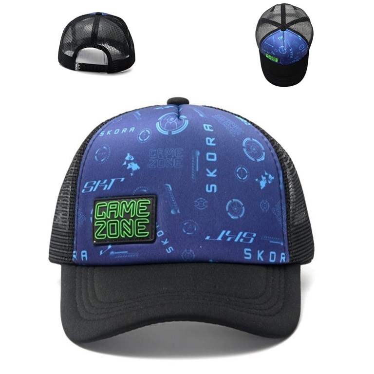 GORRO DE NENE CON VISERA, ESTAMPADA