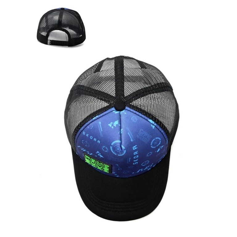 GORRO DE NENE CON VISERA, ESTAMPADA