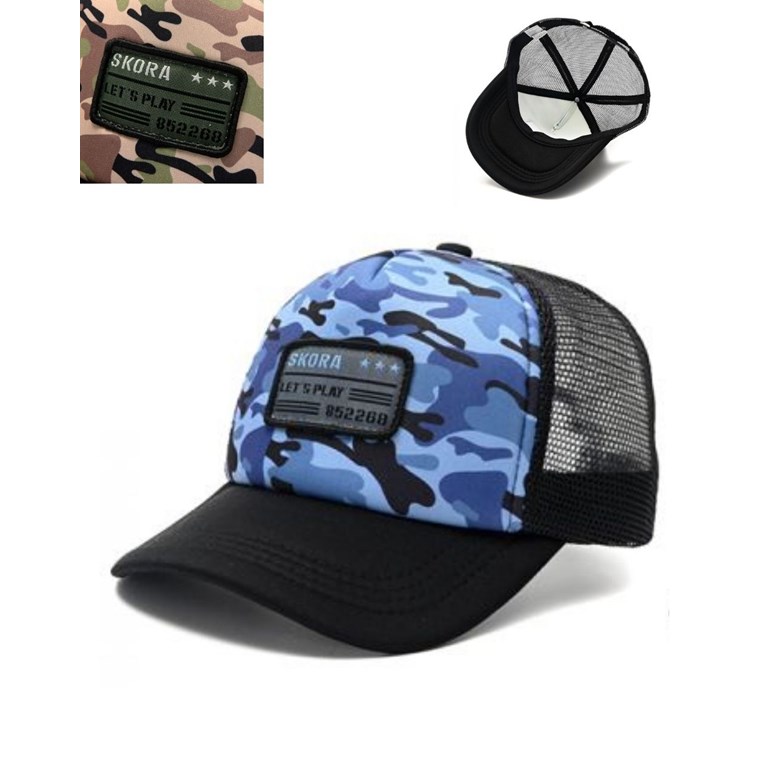 GORRO PARA NENE CON VISERA CAMUFLADA