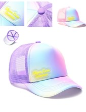 GORRA PARA NENA CON VISERA. COLOR DEGRADE