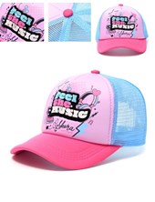 GORRA PARA NENA CON VECERA ESTAMPA MÚSICA