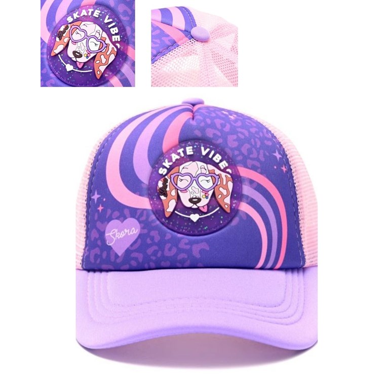 GORRO PARA NENA CON VISERA ESTAMPADA
