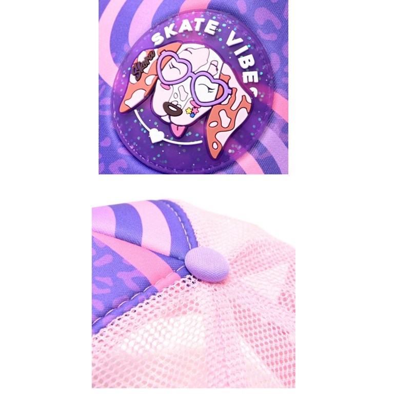 GORRO PARA NENA CON VISERA ESTAMPADA