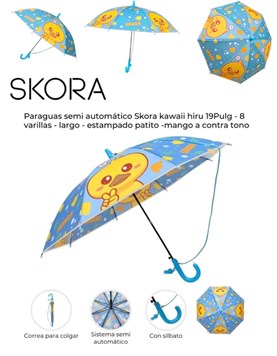 PARAGUAS SEMI AUTOMATICO