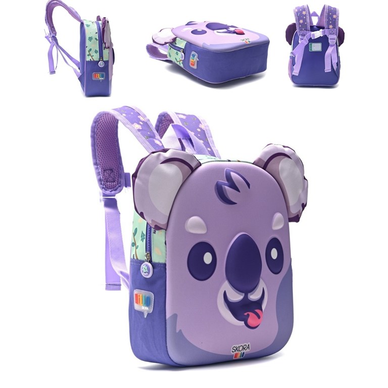Mochila con luz kawaii aika termoformada 12'.Disney