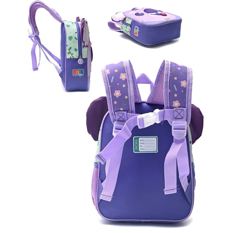 Mochila con luz kawaii aika termoformada 12'.Disney