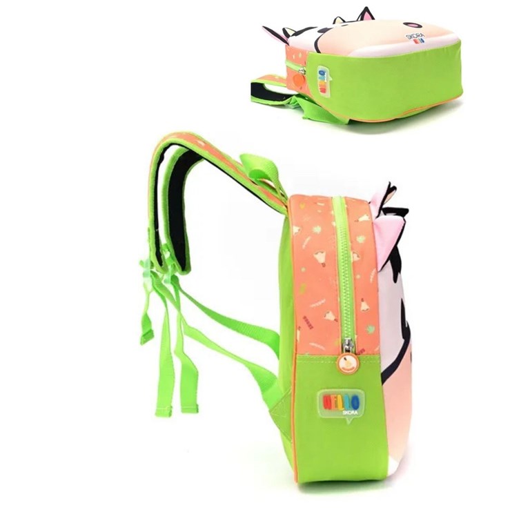 Mochila con luz kawaii kuro termoformada vaca 12'.Disney