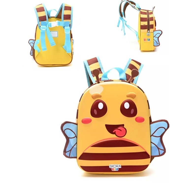 Mochila con luz kawwaii bee termoformada abeja 12'.Disney