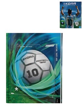 CUADERNO COSIDO 48 HOJAS 80GRS TAPA DURA FUTBOL