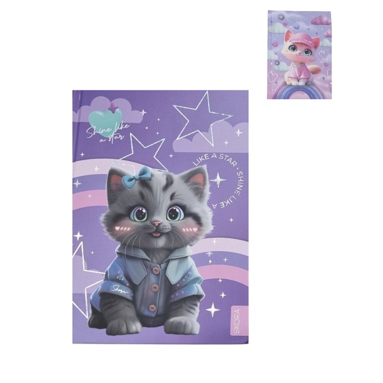 CUADERNO COSIDO 48 HOJAS 80GRS TAPA DURA PETS