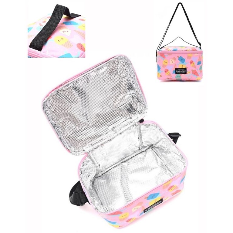 Lunchera goodpak print heladito 14x22x15 cm