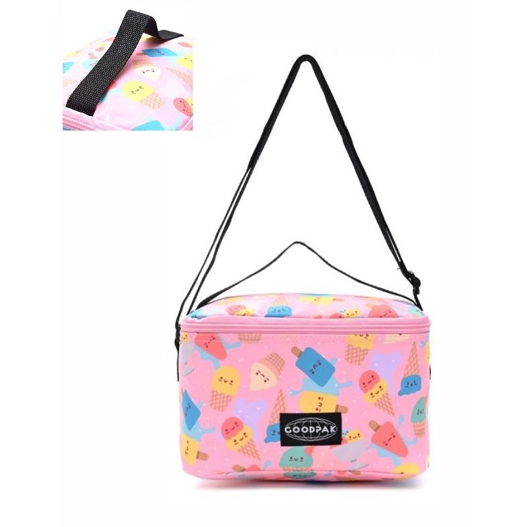 Lunchera goodpak print heladito 14x22x15 cm