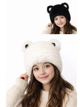 GORRO INFANTIL OSITO PIEL CON OREJITAS