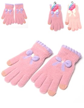 GUANTE APLIQUE MOÑO INFANTIL