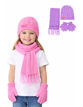 SET GORRO Y BUFANDA  RAYAS INFANTIL