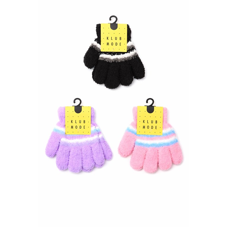 GUANTE INFANTIL DE CHENILLE. SURTIDO DE COLORES