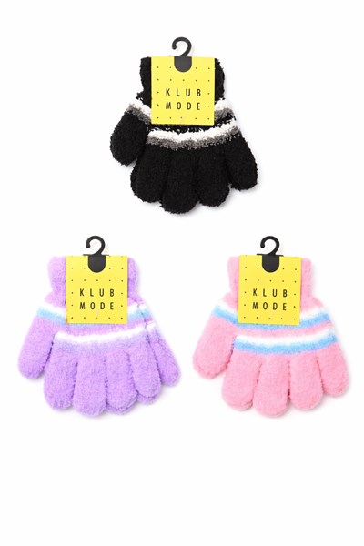 GUANTE INFANTIL DE CHENILLE. SURTIDO DE COLORES