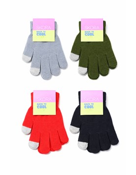 GUANTE INFANTIL DE LANA CON 2 DEDOS TOUCH