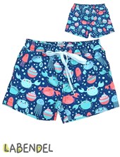 Short de baño bebe estampa cangrejos. Labendel