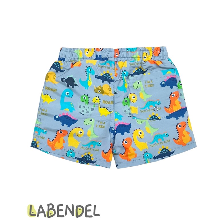 Short baño bebe estampa Dinosaurios. Labendel