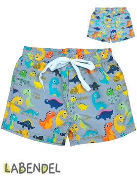 Short baño bebe estampa Dinosaurios. Labendel