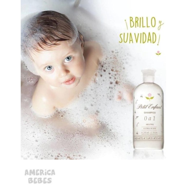 A3504 Shampoo grande 0 a 1 x 500ml. Petit enfant