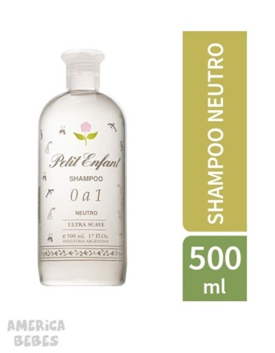 A3504 Shampoo grande 0 a 1 x 500ml. Petit enfant