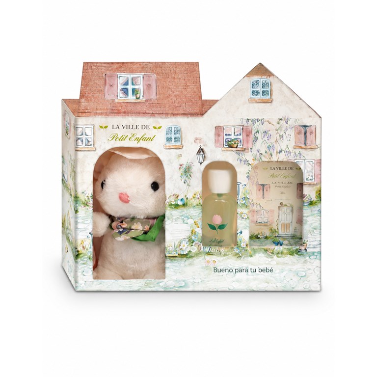ESTUCHE  COLONIA 100ML + PELUCHE CONEJO. PETIT ENFANT