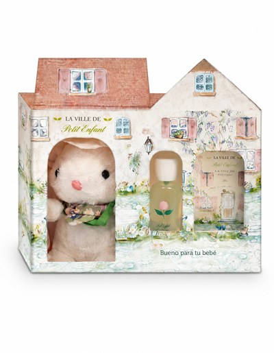 ESTUCHE  COLONIA 100ML + PELUCHE CONEJO. PETIT ENFANT