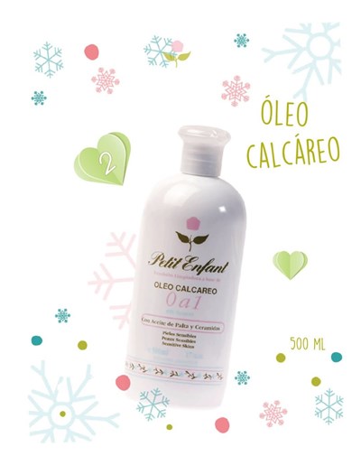 A.7501 Oleo calcareo x500ml. Petit enfant.
