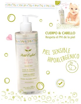 ESPUMA DE BAÑO X 400 ML. PETIT