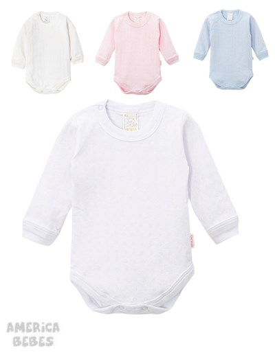 Body Frances unisex con Broche TERMICO Colores surtidos. Naranjo.