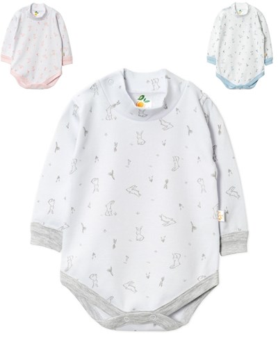 BODY MEDIA POLERA ESTAMPADO UNISEX VARIOS COLORES NARANJO