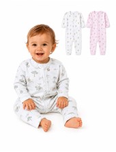 ENTERITO MANGA LARGA UNISEX ESTAMPADO CON CIERRE PIECITOS CON ANTIDESLIZANTE NARANJO