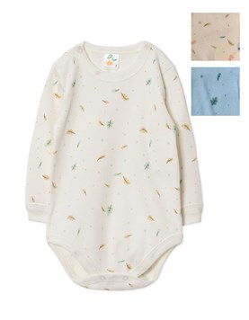 BODY MANGA LARGA BEBE ESTAMPADO COLORES SURTIDOS. NARANJO