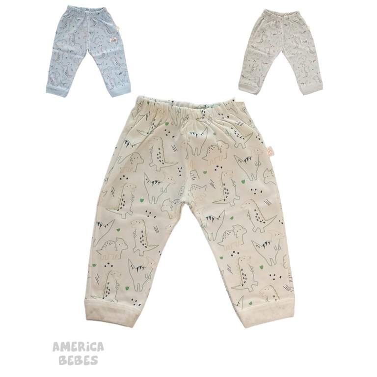 PANTALON CON PUÑO ESTAMPADO PARA BEBE VARON NARANJO