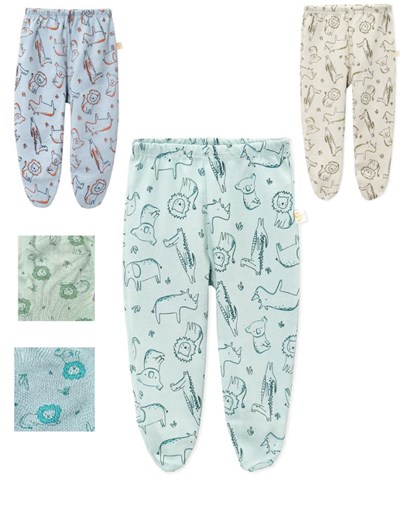 MEDIO OSITO ESTAMPADO NARANJO