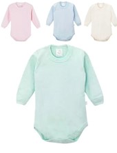 Body M/L bebe. Liso Colores surtidos. Naranjo.