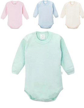 Body M/L bebe. Liso Colores surtidos. Naranjo.