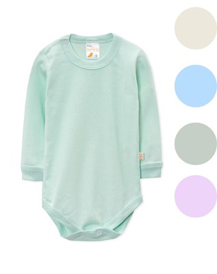 Body M/L bebe. Liso Colores surtidos. Naranjo.