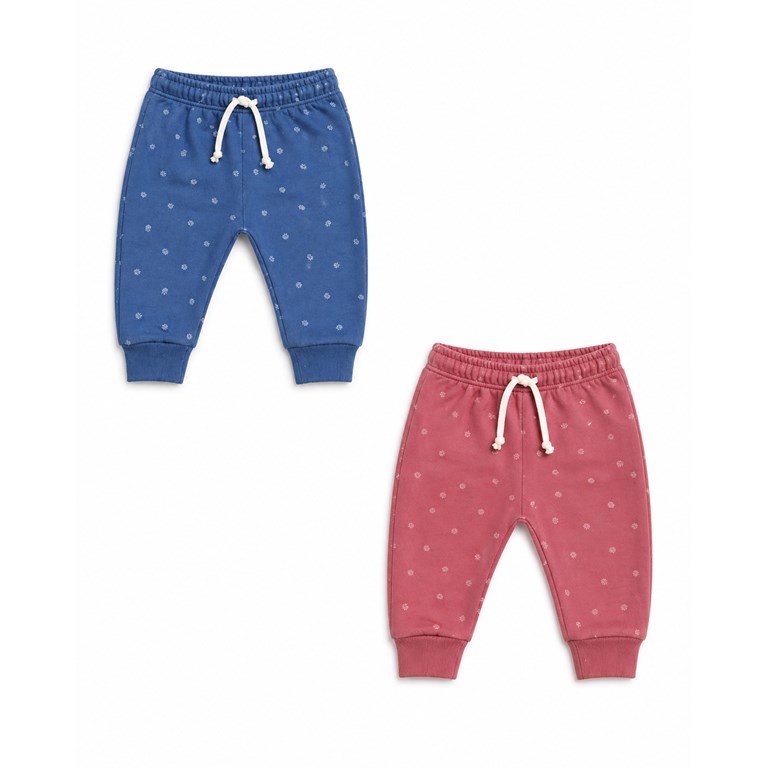 Pantalon frisa beba estampado.Naranjo