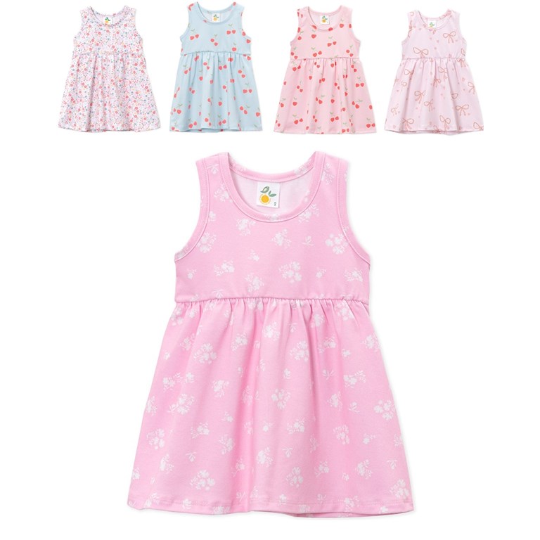 Vestido  beba musculosa emily.  NARANJO