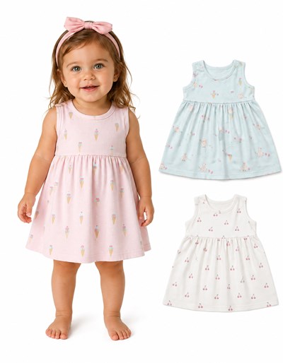 Vestido  beba musculosa emily.  NARANJO