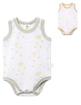 Body bee sin mangas. Naranjo