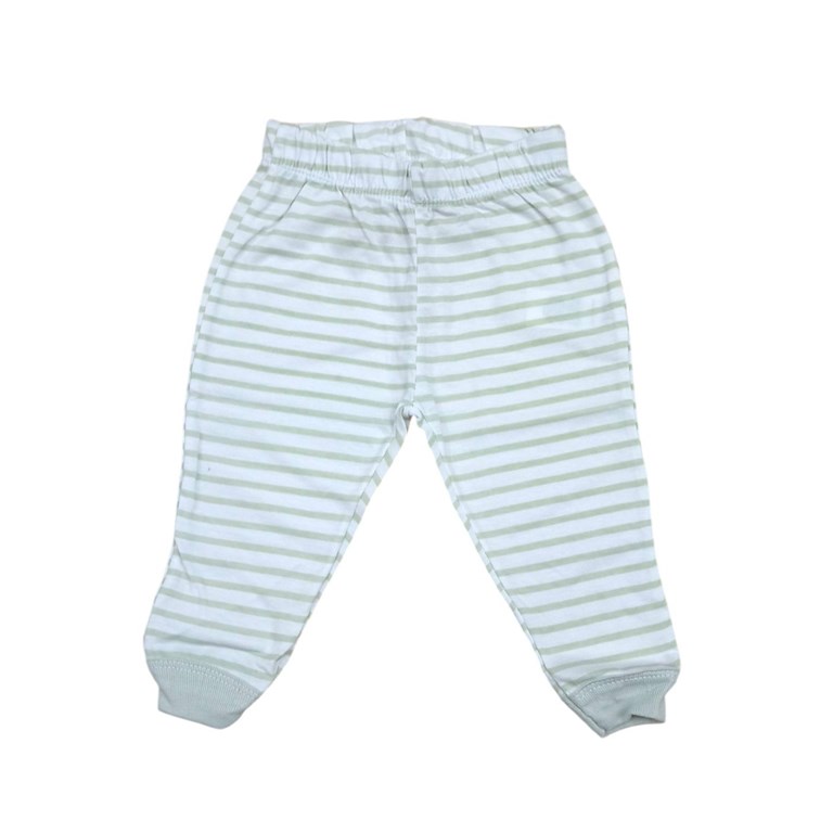 Pantalón rayado. Naranjo