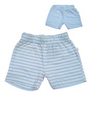 Short rayado. Naranjo