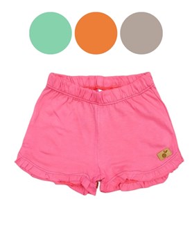 Short con volados beba. Naranjo