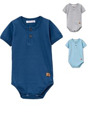 Body c/botones m/corta. Naranjo