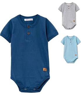 Body c/botones m/corta. Naranjo