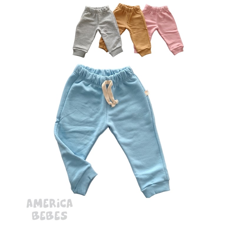 Pantalón rustico bebe mini. Naranjo